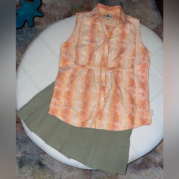 Altar'd State Pleated Khaki Mini Skirt size Small - Picture 8 of 12